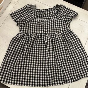 Madewell Black & White Dress - Large